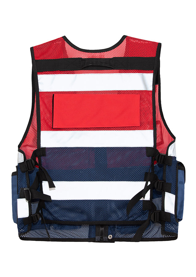 KXMTAC Mesh Tactical Vest Blue Red