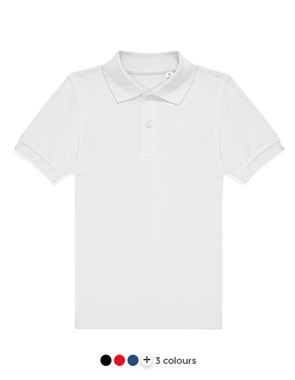 Polohemd, Polo, Kurzarm, Piqué, weiß