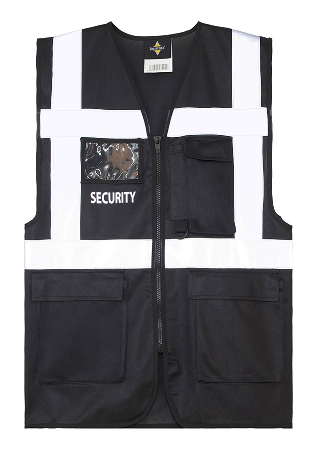 „SECURITY” Multifunktionsweste „Tampa” mit SECURITY Aufdruck