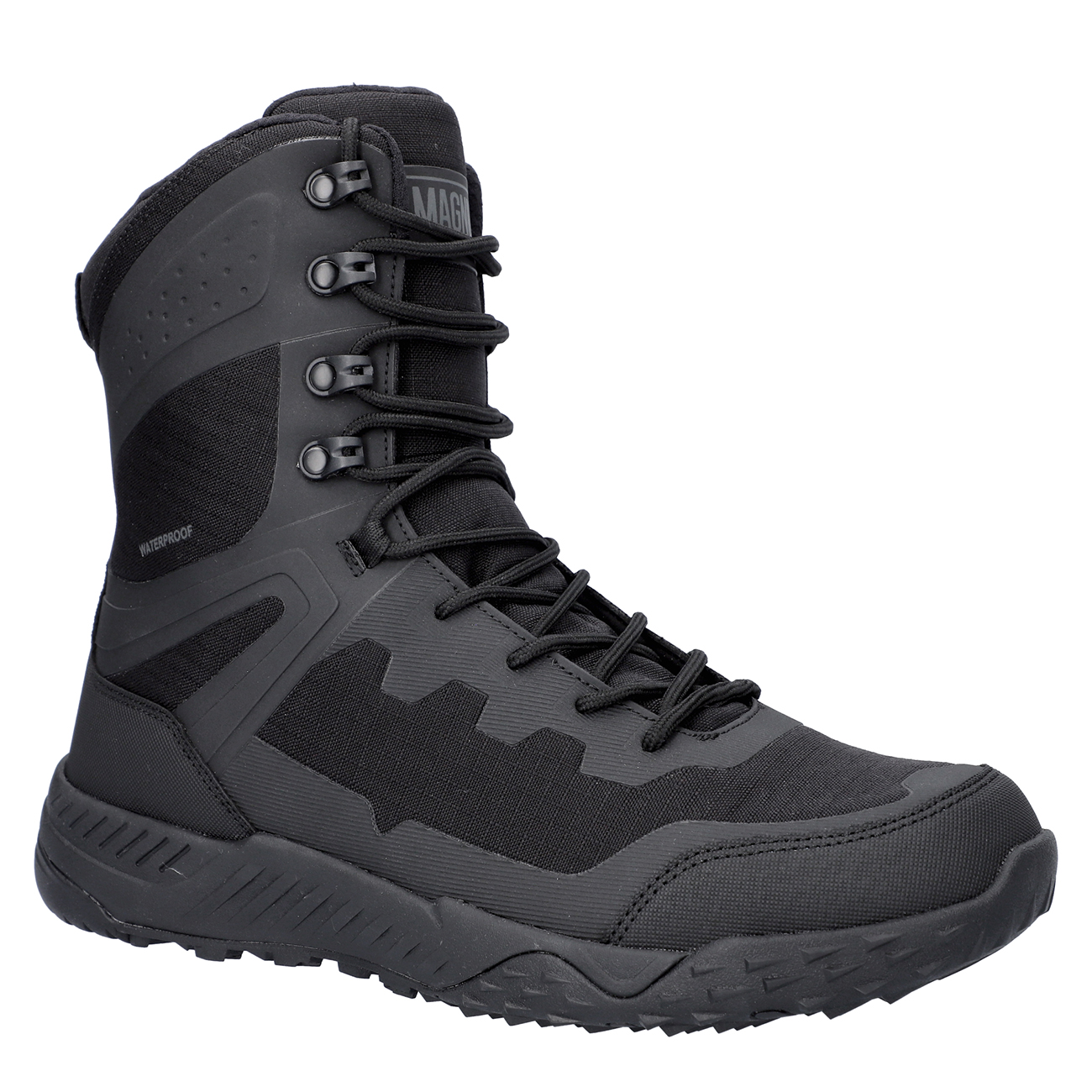 Stiefel, Wanderschuh, Militärstil, Gummi/Harsh, Waterproof