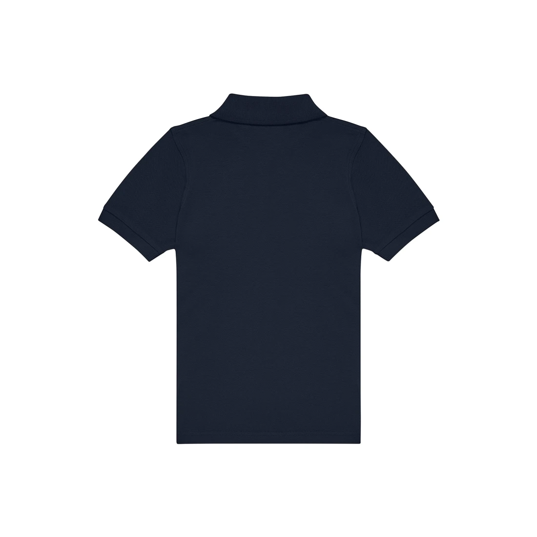 Polo-Shirt, Kurzarm, Navy, Kragen, Schwarzblau