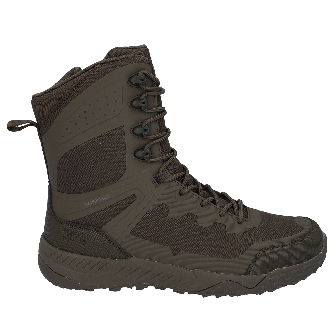 Stiefel, Wanderschuh, Wasserdicht, Khaki/Olive, Gummi/Synthetik?