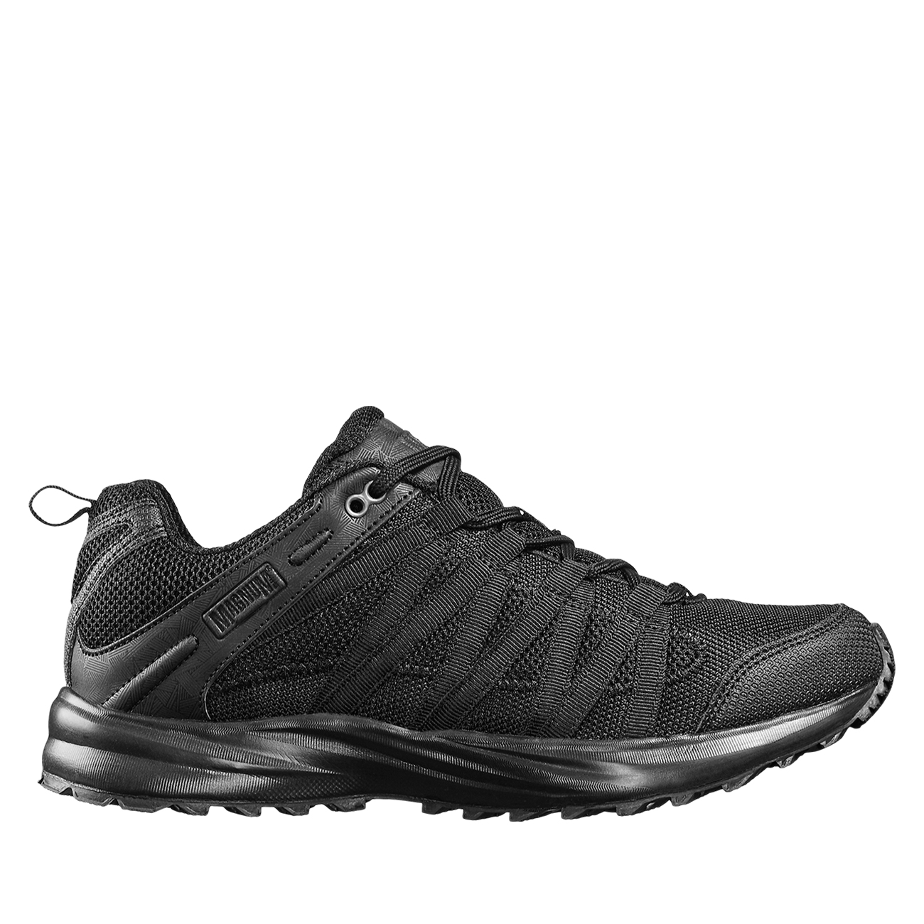 Herren Schuh, Laufschuh, Sportschuh, Schwarz, Schnürschuh