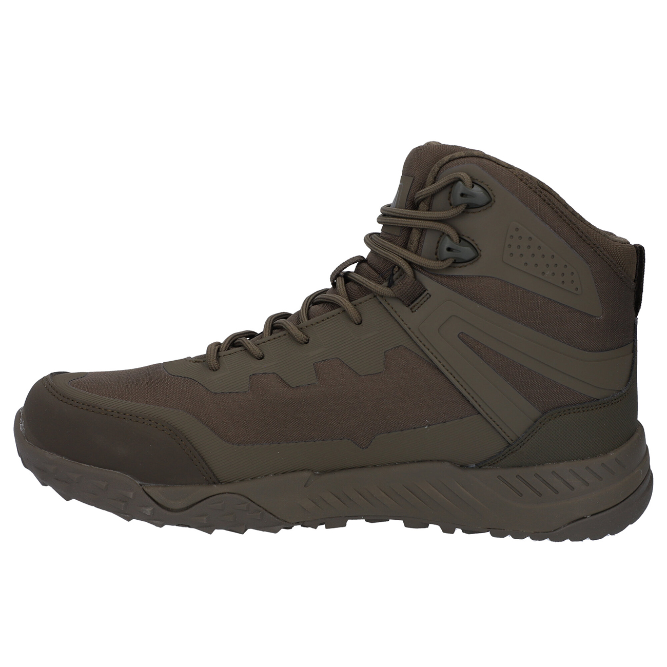 Stiefel, Wanderschuh, Gummisohle, Hightop, Braun