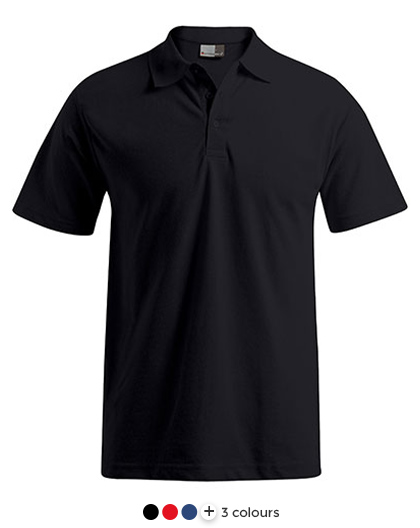 Polohemd, Kurzarm, Schwarz, Kragenshirt, Polo aus Jersey