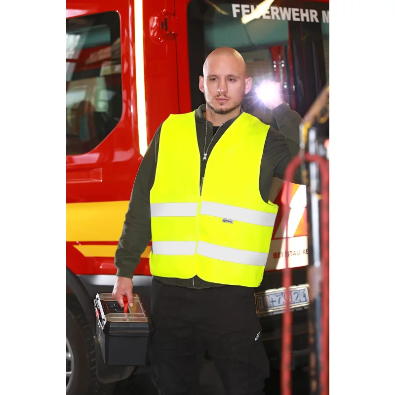 hochsichtbare Weste, reflektierende Weste, Sicherheitsweste, Arbeitskleidung, Einsatzkleidung