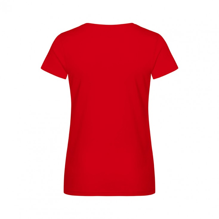 T-Shirt, Kurzarm, Rot, Uni-Farbe, Baumwolle