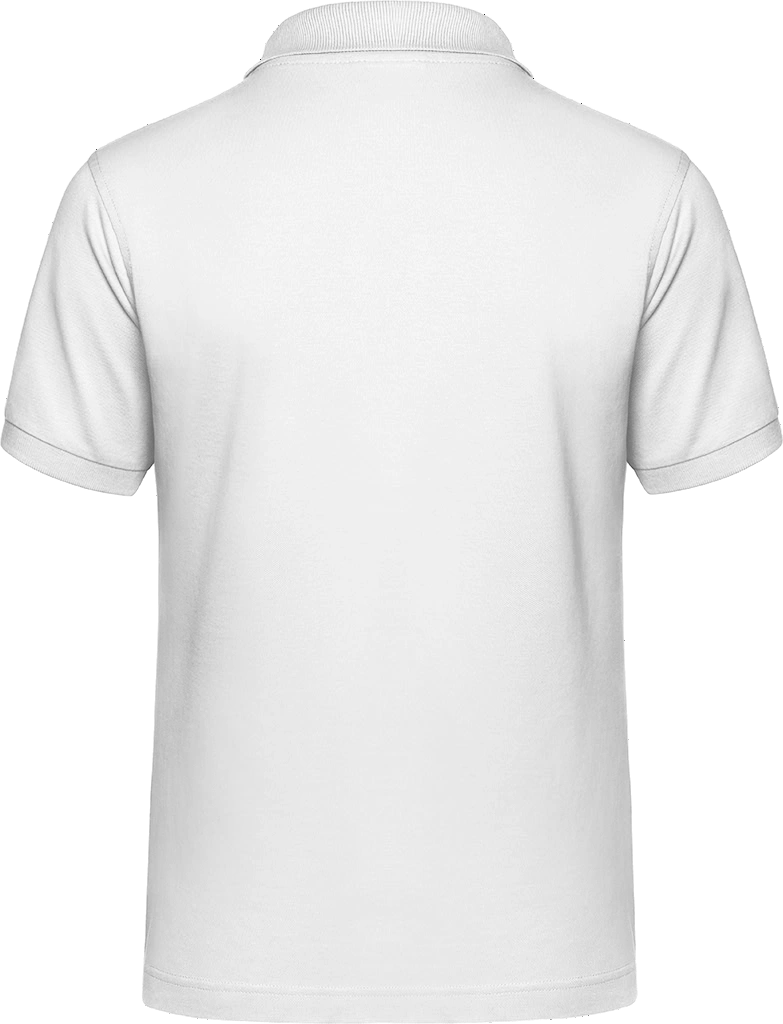 Polohemd, weiß, kurzarm, Kragen, Naht