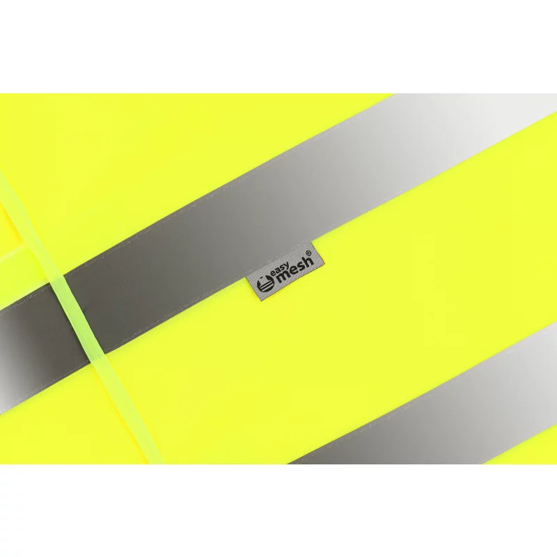 hochsichtbar, reflektierend, Sicherheitsweste, Neon Gelb, Streifen