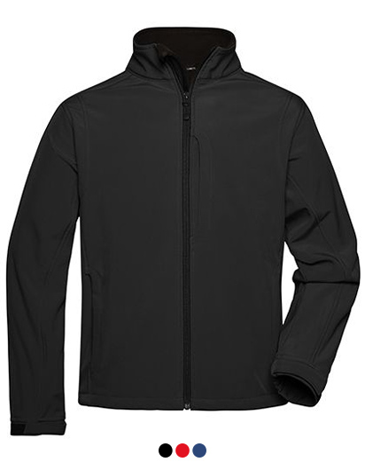 Windbreaker, Softshell, Reißverschluss, Kapuze, Schwarz