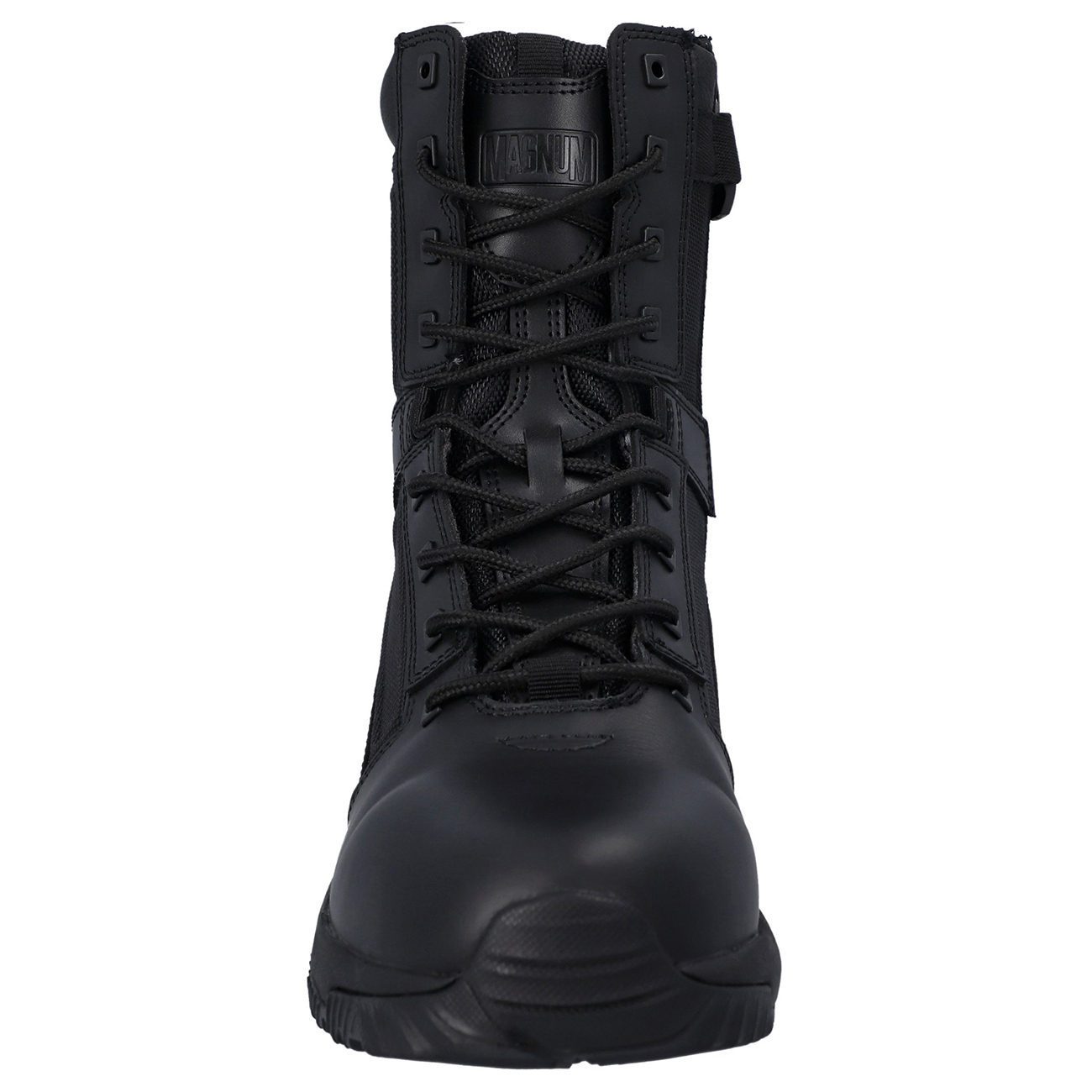 Stiefel, Stiefelette, Schwarz, Leder/Material, Schnürung