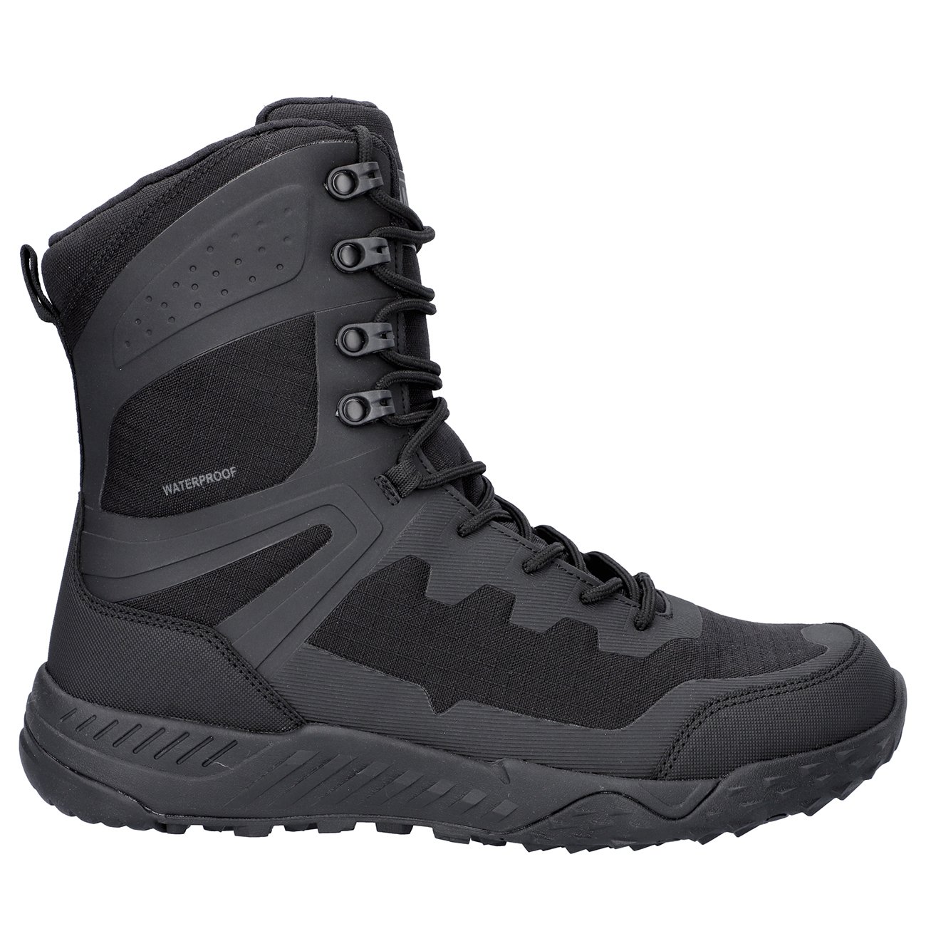 Stiefel, Wanderstiefel, Wasserdicht, Gummisohle, Mittel-/hochseite