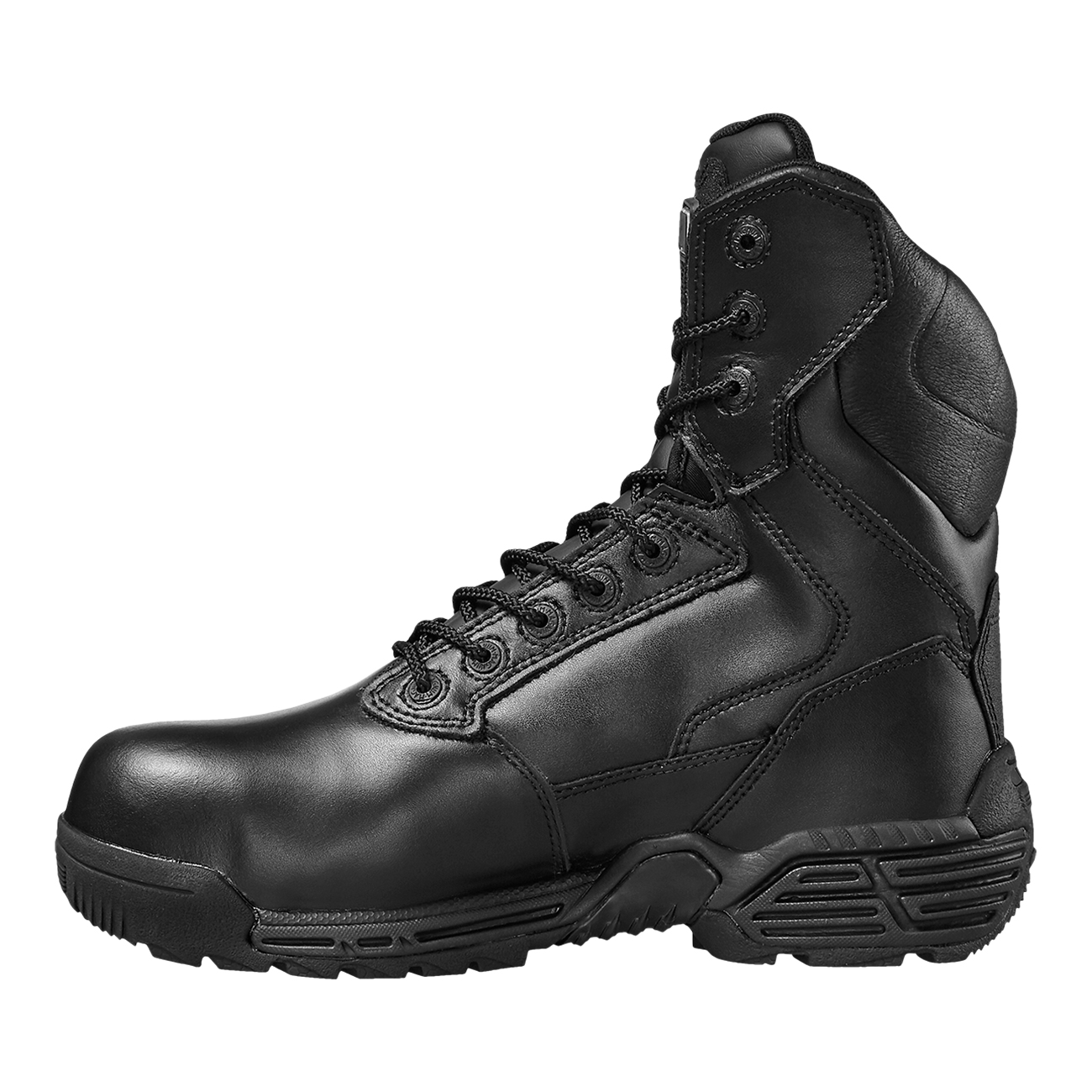 stiefel, stiefelBoot, militärstiefel, schwarz, leder