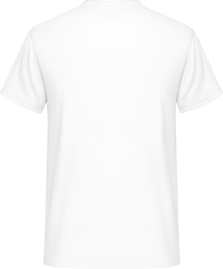 T-shirt, Plain, White, Kurzarm, Casual