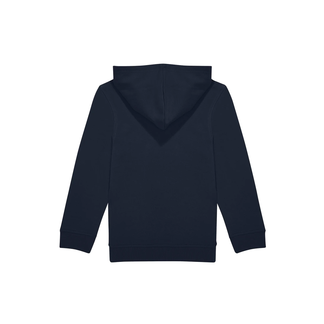 Kapuzenpullover, Dunkelblau, Langarm, Rippbündchen