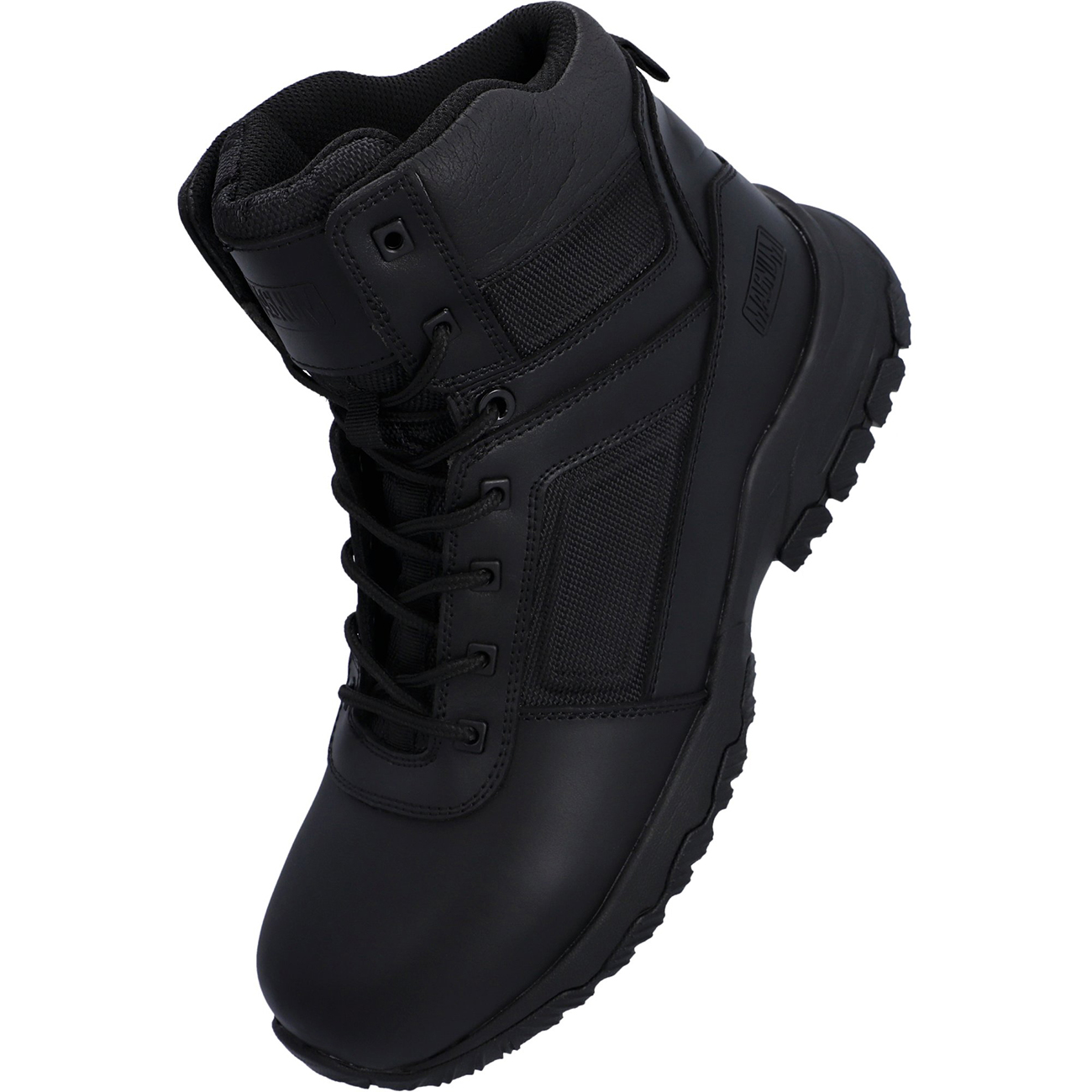 Hiking-Stiefel, Schwarz, Mid-Cut, Lace-Up, Robuste Sohle