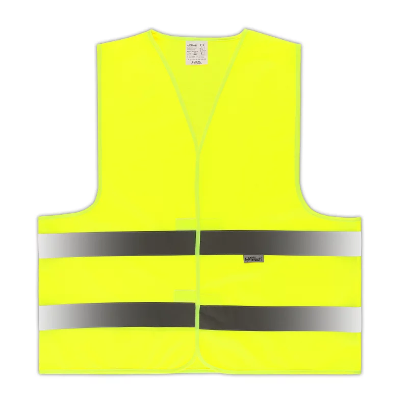 Hochsichtweste, Sicherheitsweste, Reflektionsstreifen, Hochsichtfarbe, Glanzendesign