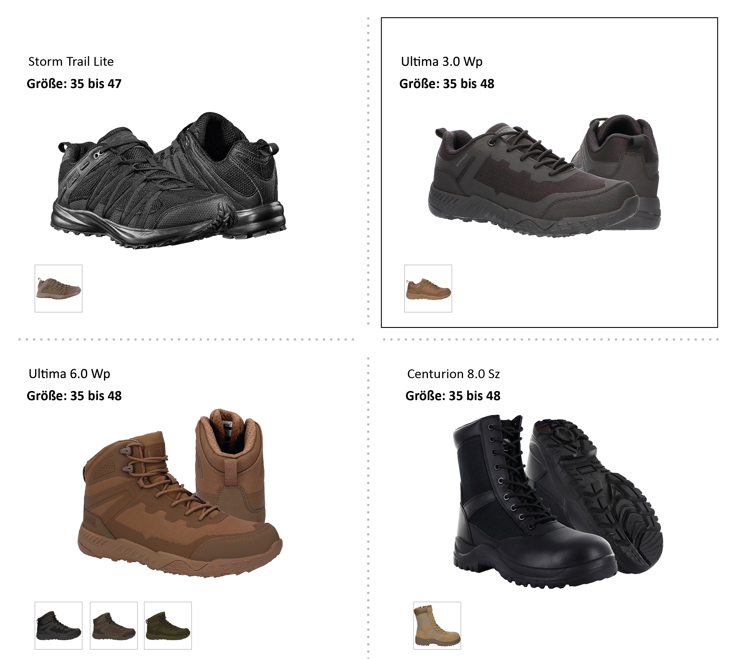 Hikingchuhe, Trail-Schuhe, Athletischer Schuh, Braune Stiefel, High-Cut-Stiefel