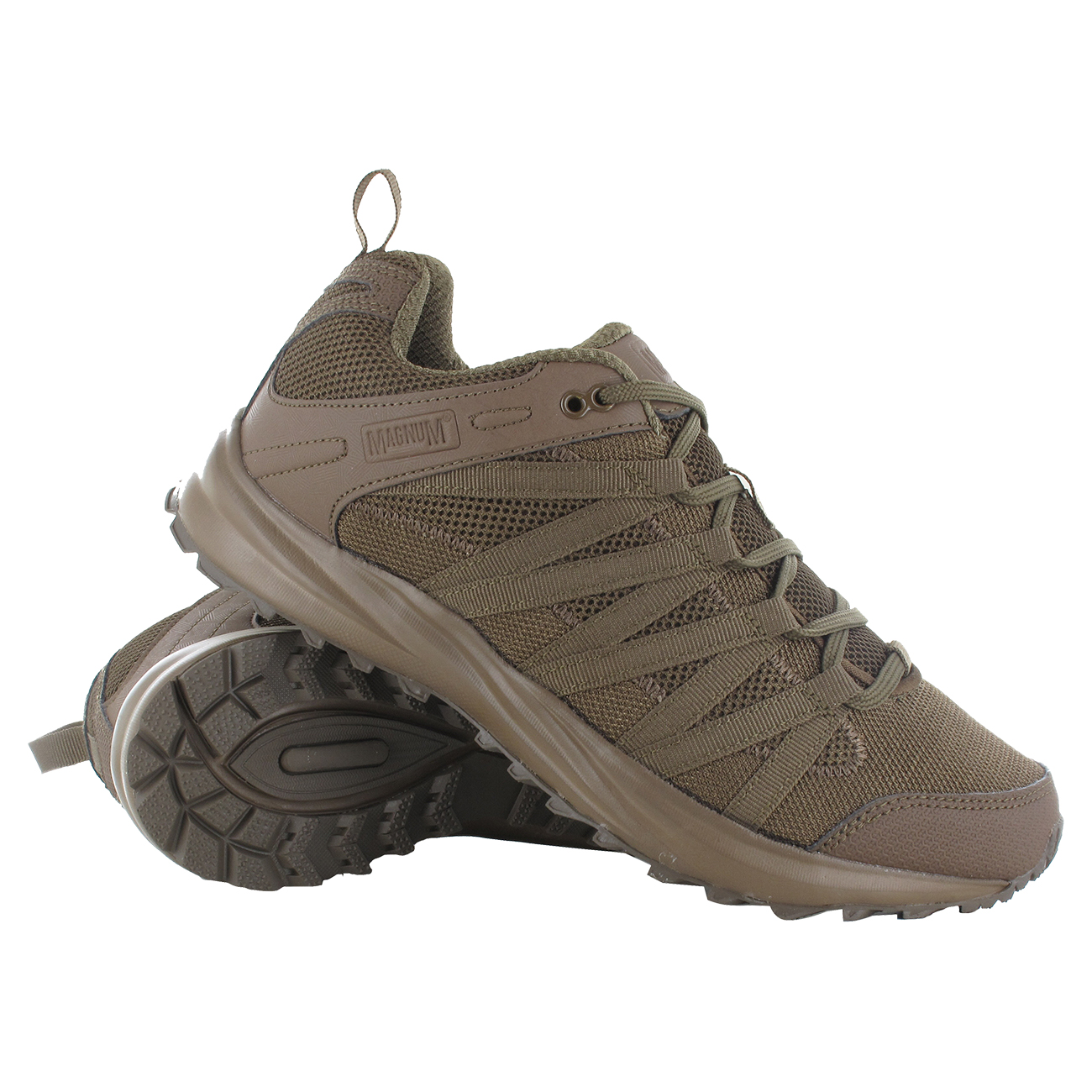 Sneaker, Hiking, Mesh, Lace-up, Brown